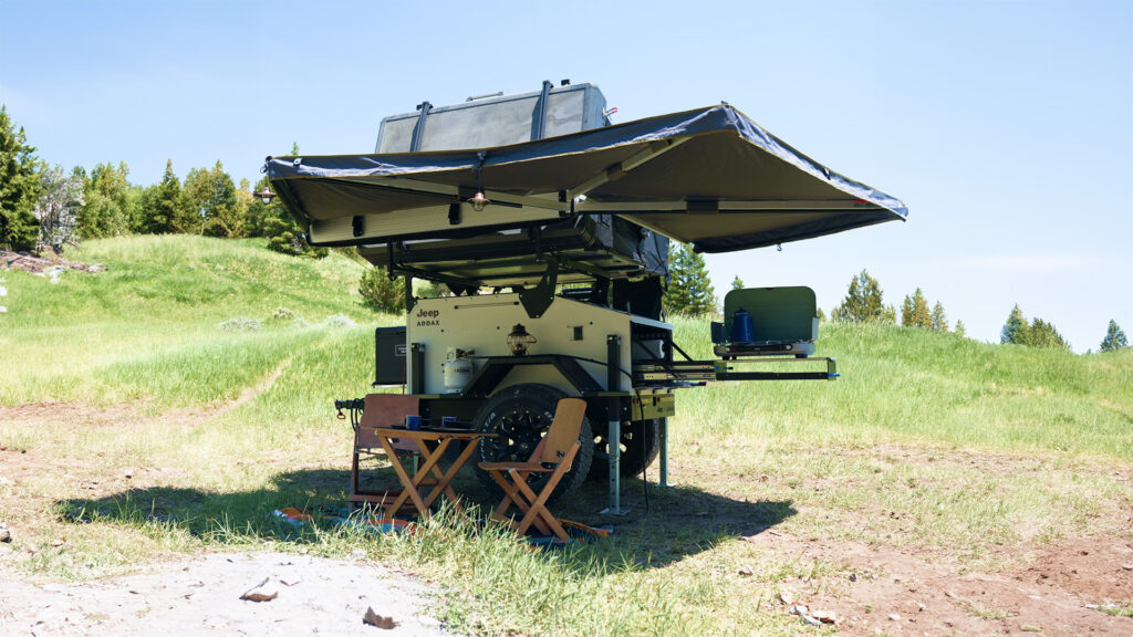 Addax Overland Summit in the summer in the mountains